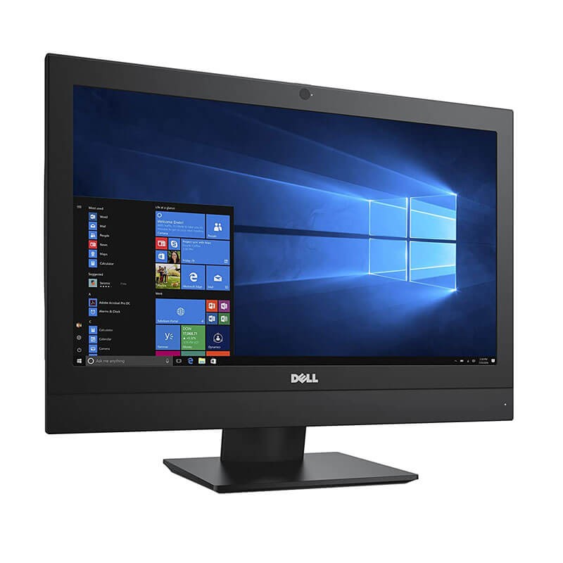 All-in-One second hand Dell OptiPlex 5250, Quad Core i5-7500, 21.5 inci Full HD IPS, Webcam
