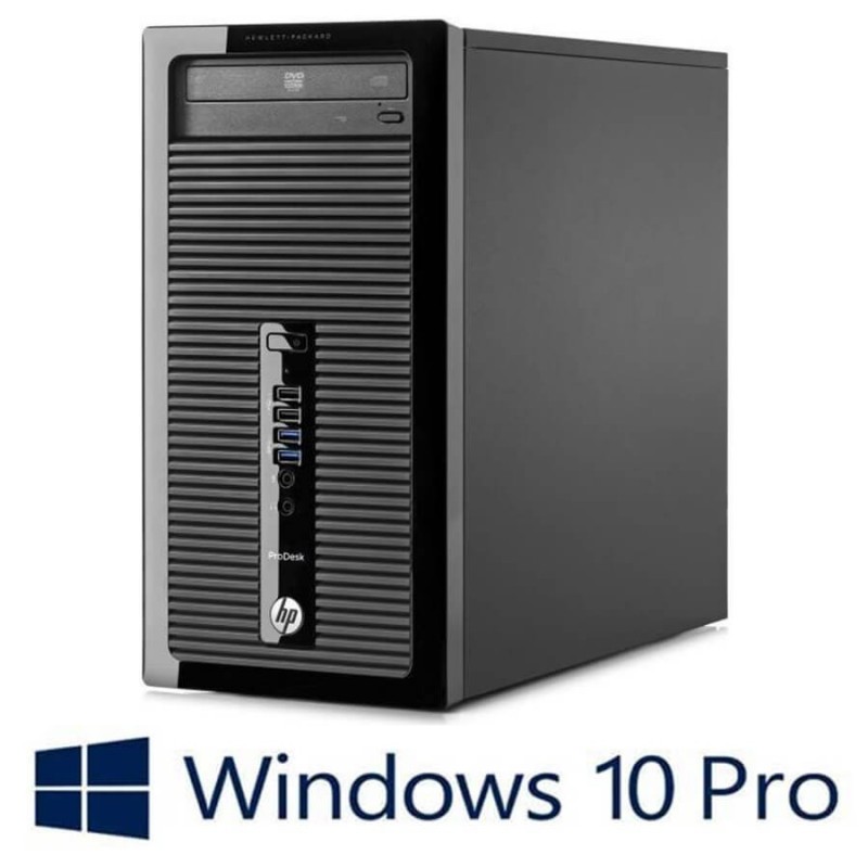 Calculatoare HP ProDesk 400 G2 MT, Quad i5-4590S, Win 10 Pro