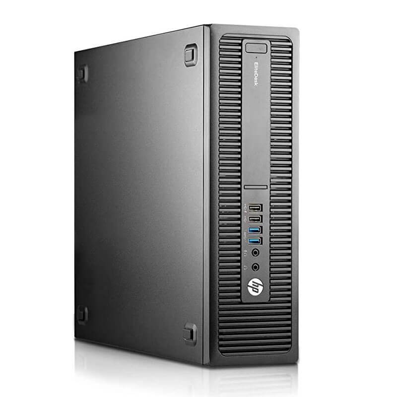 Calculatoare second hand HP EliteDesk 800 G2 SFF, Quad Core i7-6700, 16GB DDR4, 500GB SSD