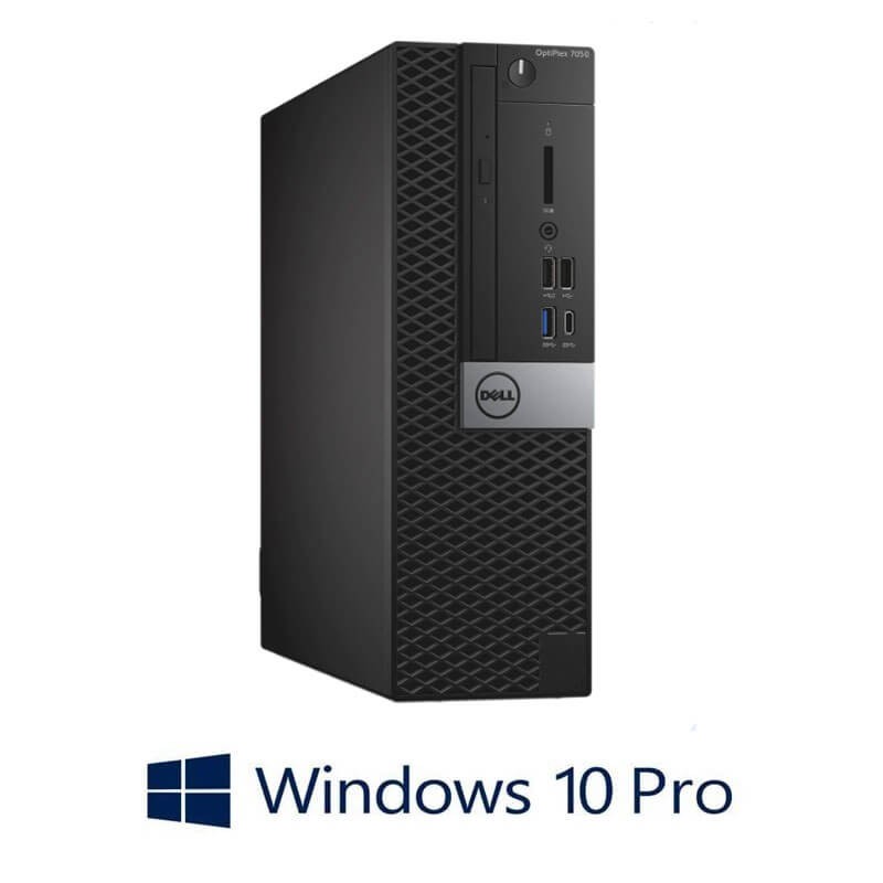 Calculator Dell OptiPlex 7050 SFF, Quad Core i5-6500, 8GB DDR4, Win 10 Pro