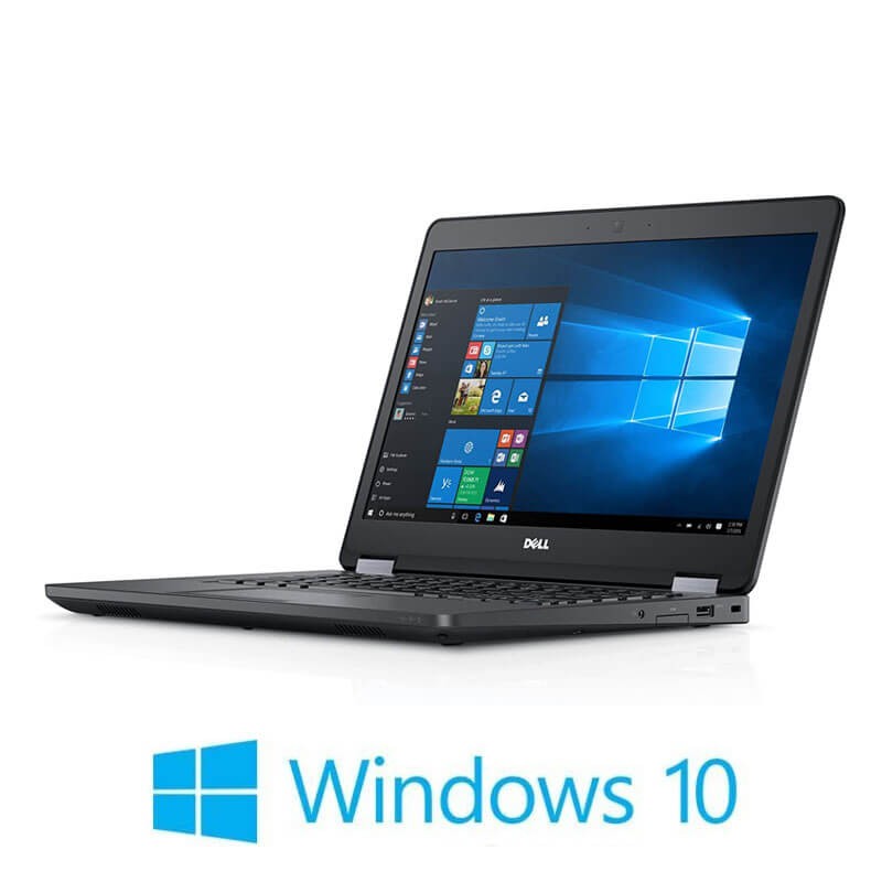 Laptop Dell Latitude E5470, i5-6200U, 256GB SSD, Display NOU FHD, Win 10 Home