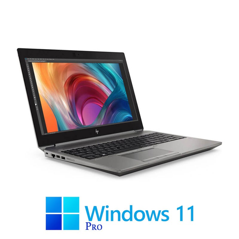 Laptop HP Zbook 15 G6, i7-9850H, 32GB, 1TB SSD, Quadro T2000 4GB, Win 11 Pro