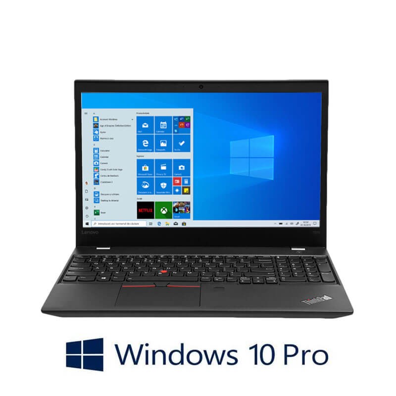 Laptop Lenovo ThinkPad T570, Intel i5-7300U, 256GB SSD, Full HD IPS, Win 10 Pro