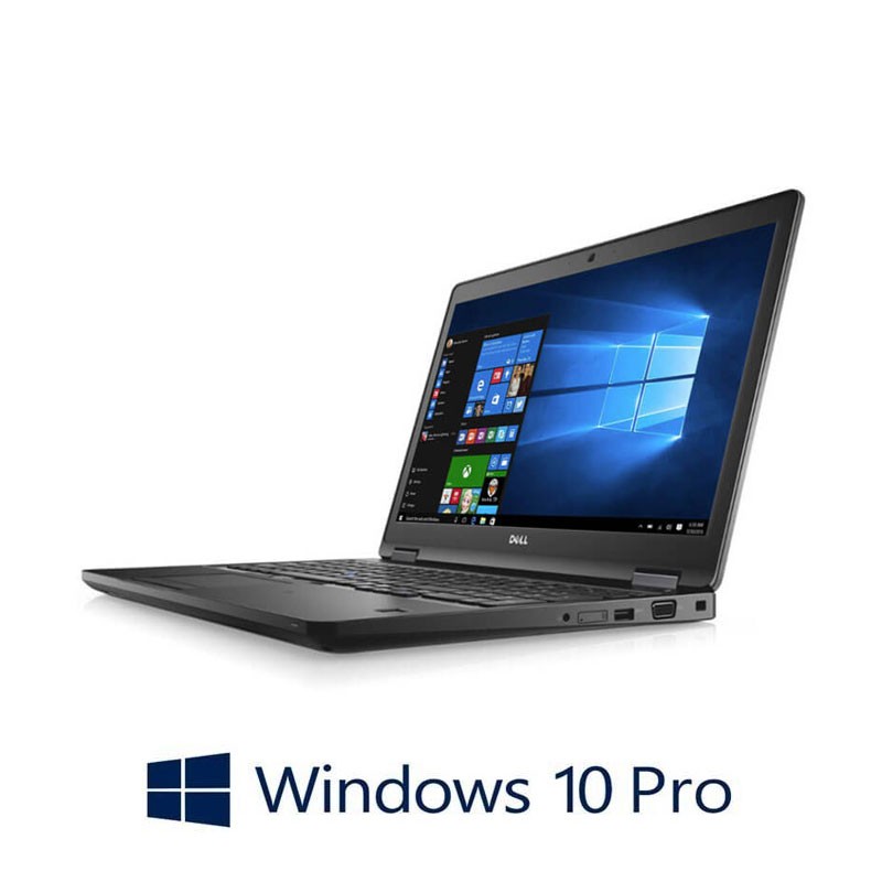 Laptopuri Dell Latitude 5590, i5-7300U, 256GB SSD, Display NOU FHD IPS, Win 10 Pro