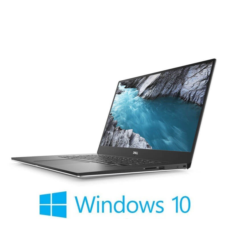 Laptopuri Dell XPS 9570, Hexa Core i7-8750H, SSD, Display NOU, GTX 1050Ti, Win 10 Home