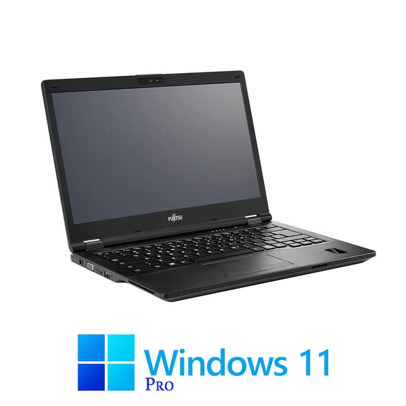 Laptopuri Fujitsu LIFEBOOK E5410, i5-10210U, 16GB DDR4, SSD, Full HD, Win 11 Pro