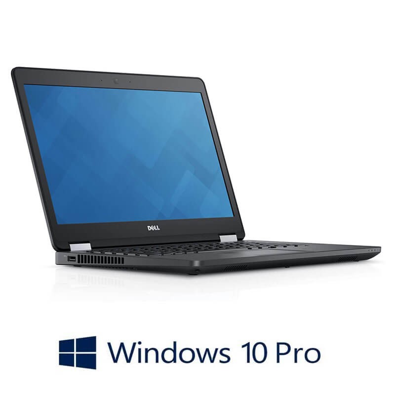 Laptopuri Touchscreen Dell Latitude E5470, i5-6200U, 256GB SSD, Full HD, Win 10 Pro
