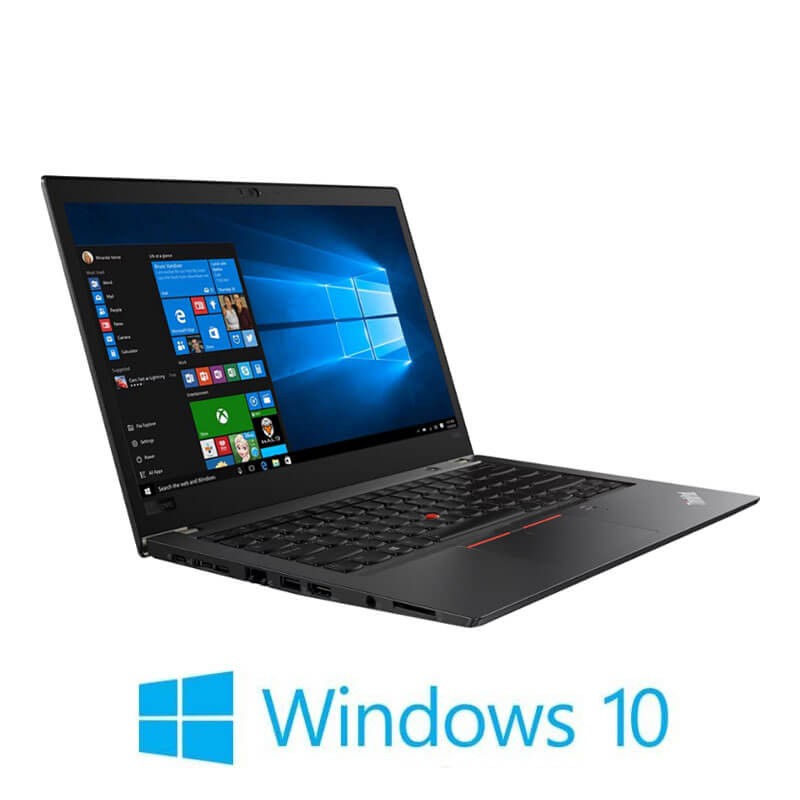 Laptopuri Touchscreen Lenovo T480s, Quad Core i7-8550U, SSD, Full HD, Win 10 Home
