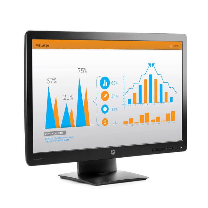Monitor LED second hand HP ProDisplay P232, Grad A-, 23 inci Full HD