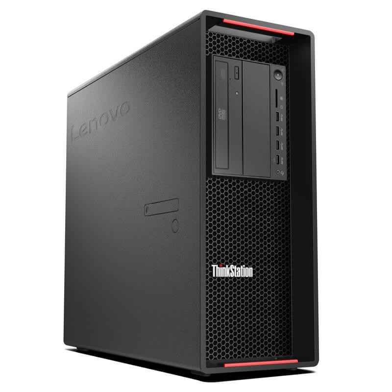 Statie grafica Barebone second hand Lenovo P720, Placi de baza 2 x Socket: 3647 + Carcasa + Sursa