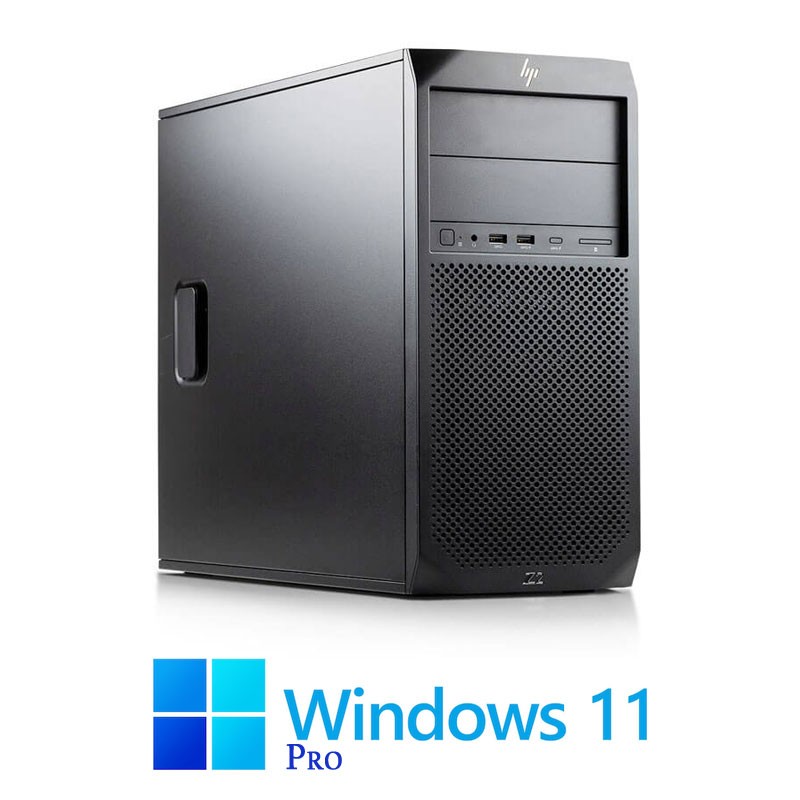 Statie grafica HP Z2 G4 Tower, Octa Core i7-9700, 16GB DDR4, 512GB SSD, Win 11 Pro