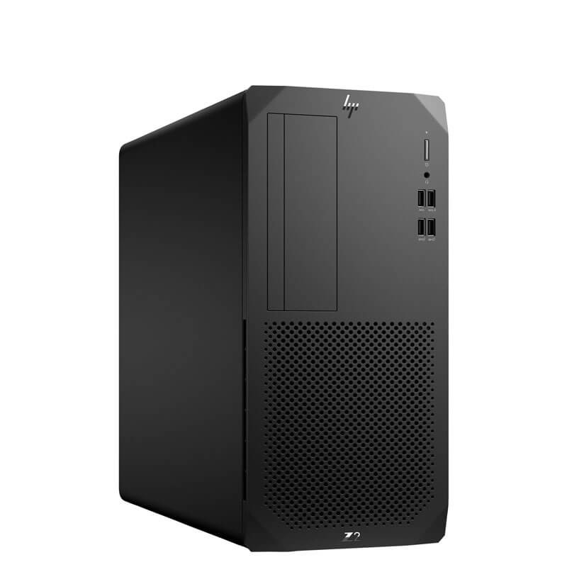 Statie grafica second hand HP Z2 G5 Tower, Hexa Core i5-10400F, 512GB SSD, Quadro P400 2GB