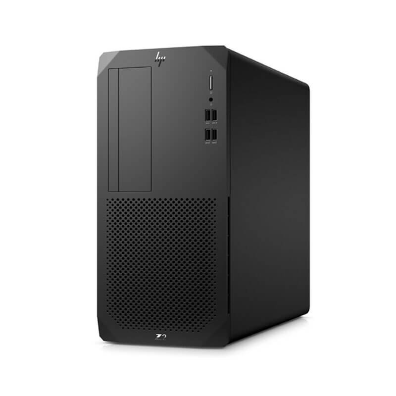 Statie grafica second hand HP Z2 G5 Tower, Intel Octa Core i7-10700, 16GB DDR4, 512GB SSD